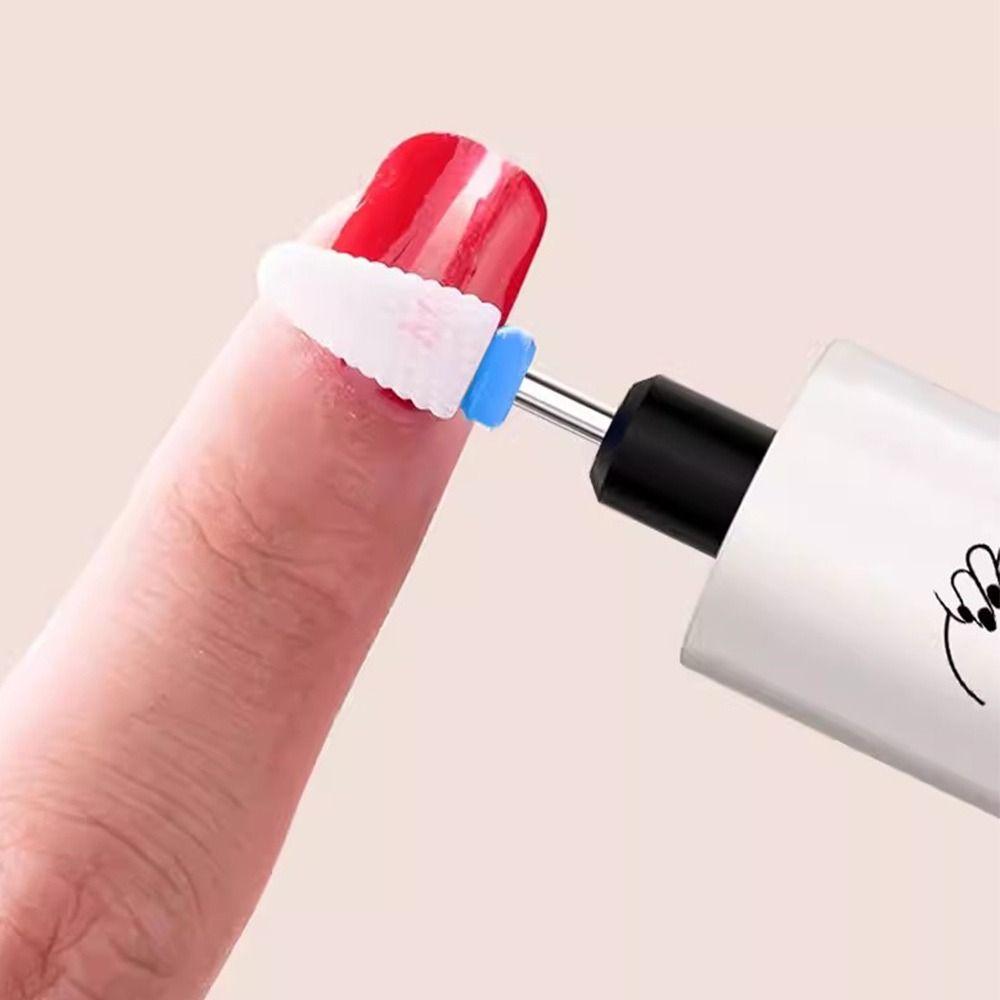 USB Manicure Set With LED Light Press on Nail Portable Electric Drill