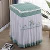 1PC Drum Washing Machine Washable Embroidery Universal Dustproof Cover Protective Sleeve Fibre Cover Fully Automatic Machine