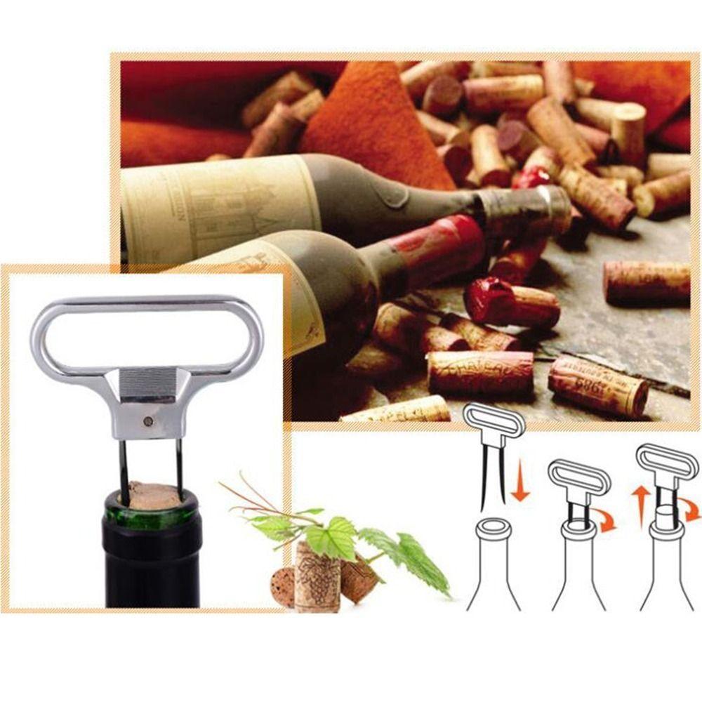 with Cover Manual Two-prong Zinc Zinc Alloy Wine Cork Puller Clip Kitchen Tool Wine Bottle Opener Corkscrew