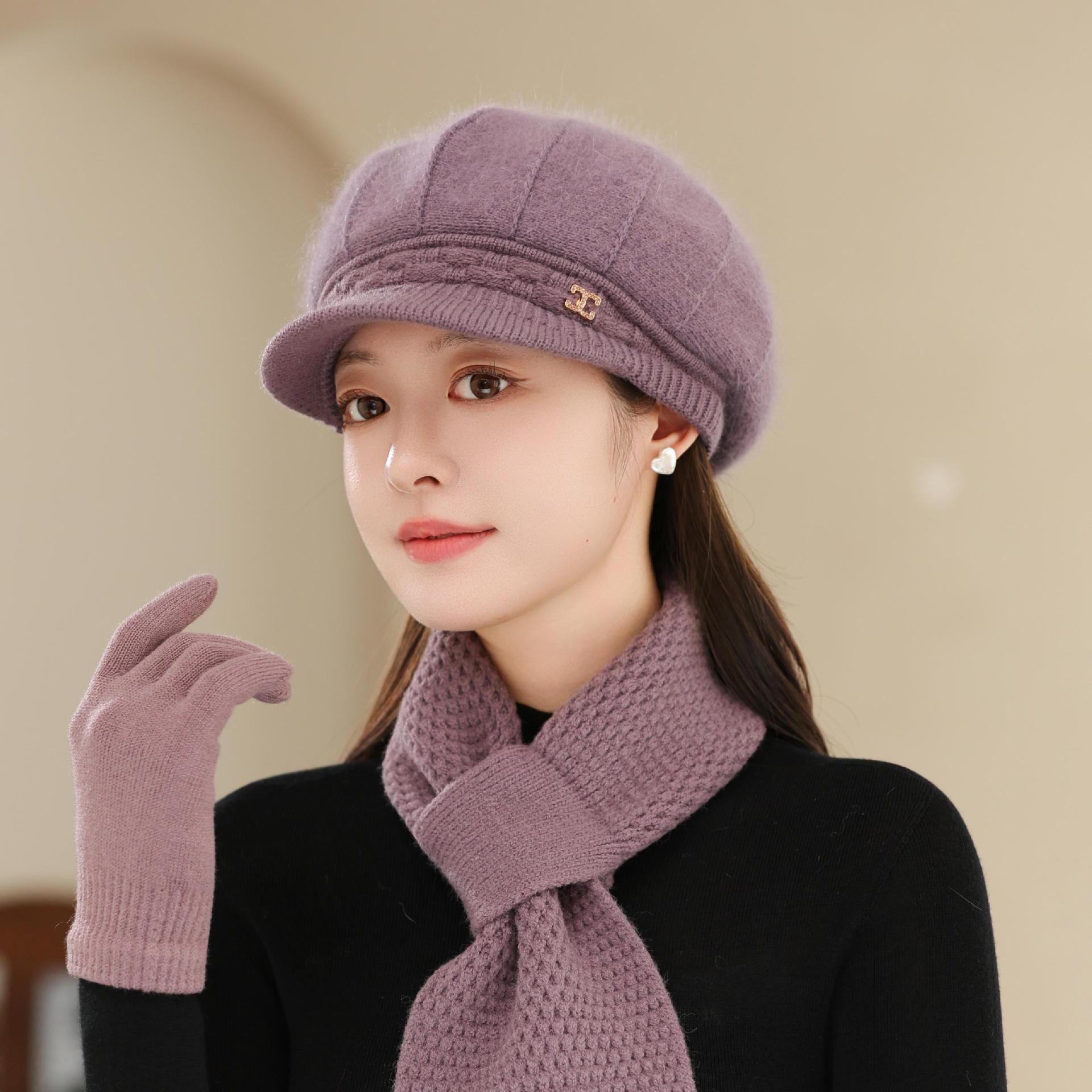 

Шляпа Женская Осенне-зимняя Повседневная Защита ушей Утепленная Теплая Плюшевая Кепка-утка Плюс Бархат Универсальная Материнская Шляпа Шляпы для Среднего и Пожилого Возраста one size