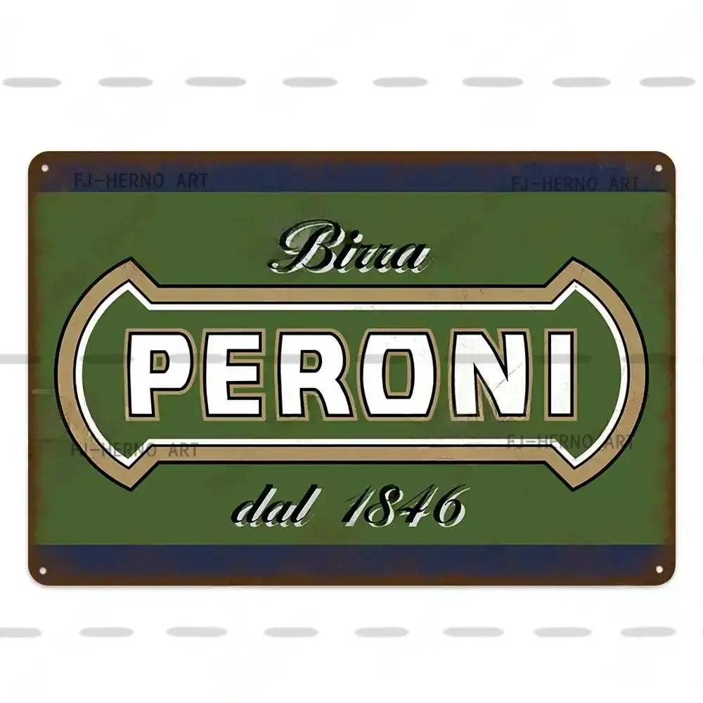 Vintage Beer Metal Sign Decorative Plaque - Retro Plate for Wall - Ideal for Bar Pub Club Dad's Garage Workshop Poster Decor