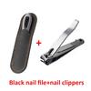 Xiaomi Ouriner Metallnagelfeile Edelstahl Doppelseitige Reise-Nagelfeile mit Lederetuis und Anti-Rutsch-Griff für Damen und Herren