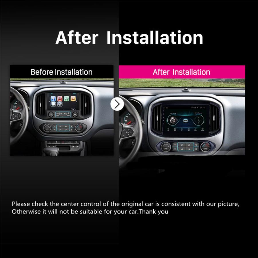 2DIN Car GPS Autoradio 2.5D Screen 9 Inch Android 10 Multimedia Player For Chevy Chevrolet Colorado 2015-2017 MT8227L