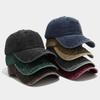 Retro Washed and Old Digital Sticker Baseball Cap for Men and Women Outdoor Sports Versatile Face Small Soft Top Cap