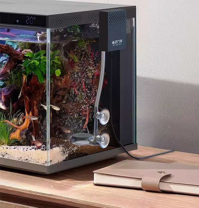 Drawing Geometry Xiaomi Mijia Fish Tank Oxygen Pump Aquarium Oxygen Pump Household Fish Farming Air Volume Oxygen Machine