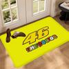 46 The Doctor Motorcycle Racing Rectangle Carpet Carbon Fiber Yellow Sport Bike Fan Home Decor Mat  Floor Rug Entryway Doormat