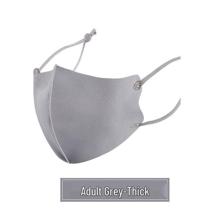 3D Gesichtsmaske aus Eis-Seide für Erwachsene und Kinder: Verstellbar, Staubdicht, UV-Schutz, Waschbar für den Sommer.