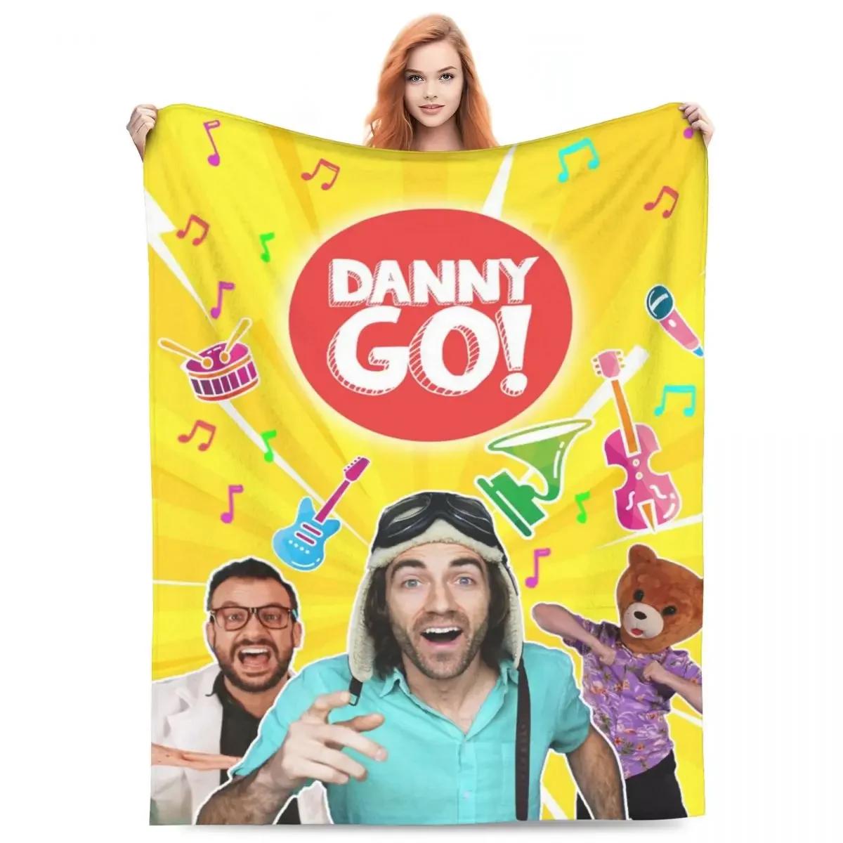 Throw Blanket Danny Go 2 Micro Fleece Blanket Four Sizes Cartoon Comfortable For Bedroom Nice Gift 75X95CM