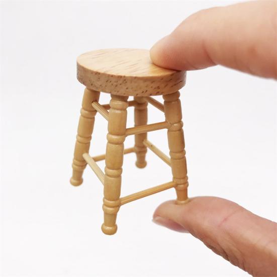 Miniature Stool Firm Beautiful Wooden Miniature Stool Birthday