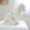 Pet Love Lamb Fleece Coat Clothes Dog Hoodie Coat Cat Clothing Rainbow Love Plush Coat Dog Clothes for Small Dogs Puppy