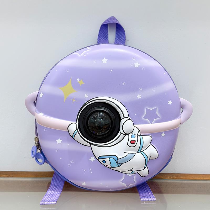 Schoolbag kindergarten schoolbag hard shell cartoon astronaut schoolbag three-dimensional boys and girls class college style backpack
