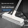 Long-Handled Stiff Bristle Bathroom and Tile Grout Scrub Brush