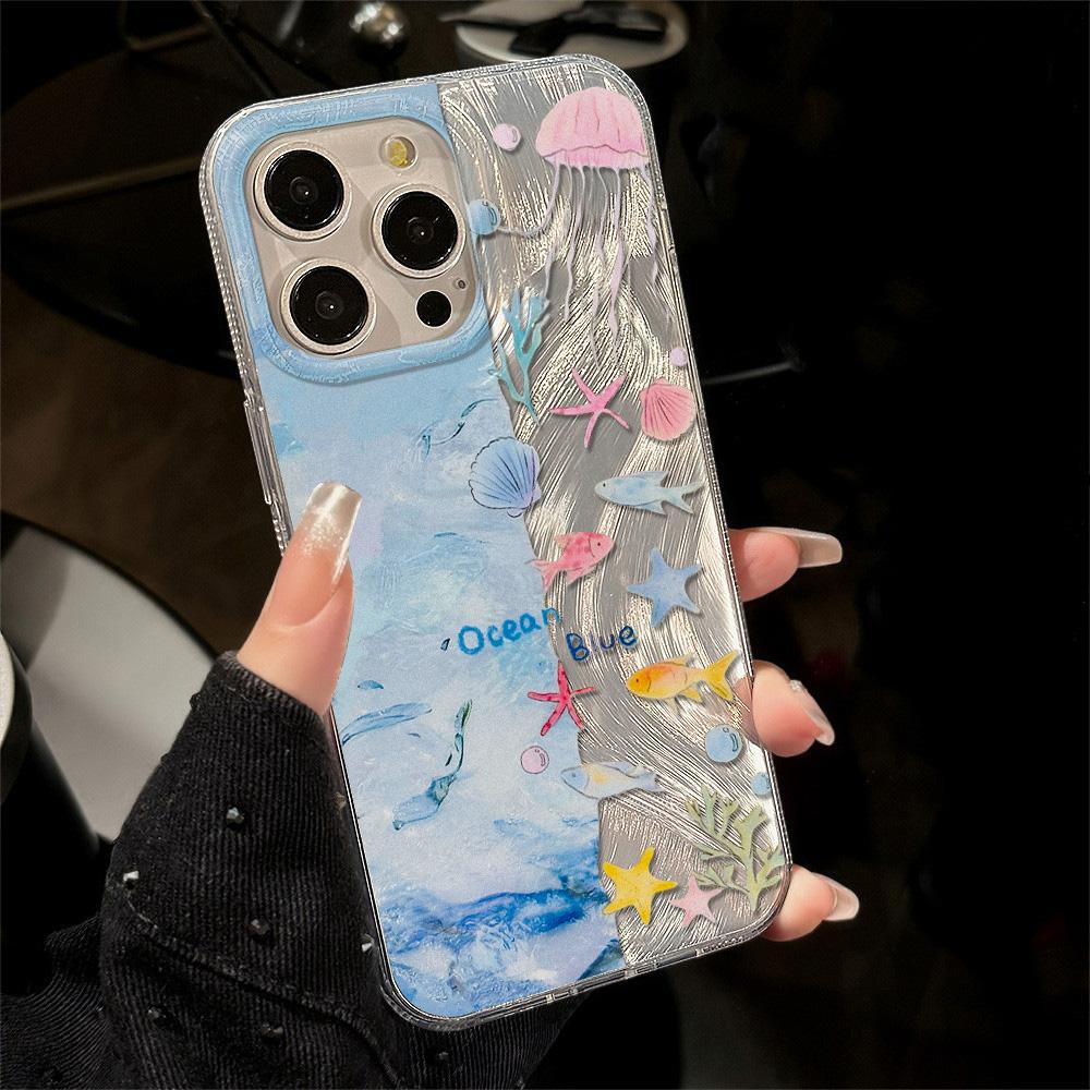 Feather Luster Phone Case for Samsung A53 A14 A33 A12 A32 S24 S23 Plus S20 S21 FE for iPhone 17 15 16 13 Pro 17 16 Pro Max Butterfly Bow Phone Case