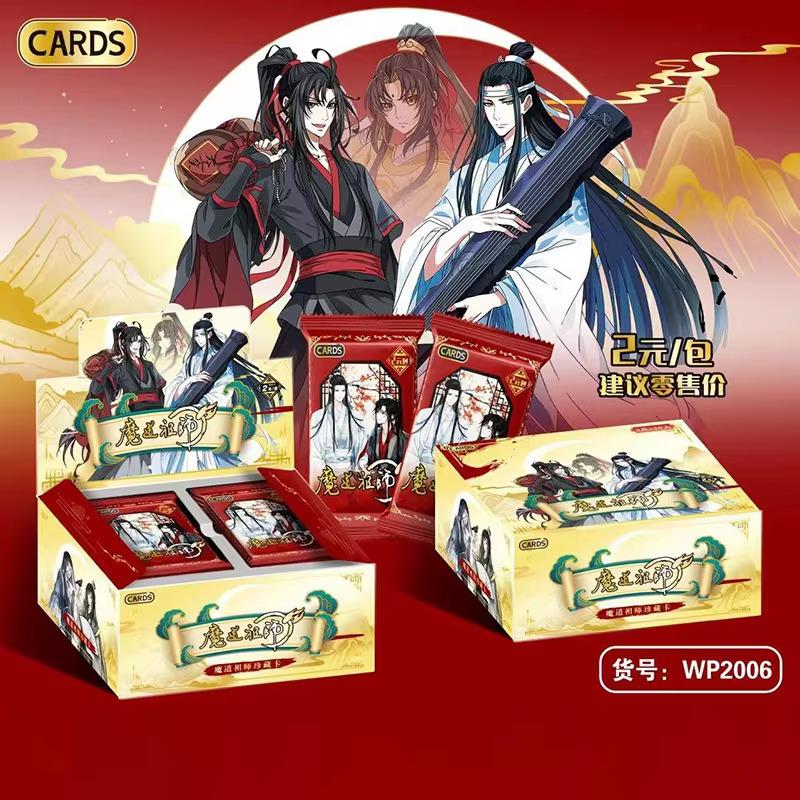 Mo Dao Zu Shi Carte Patriarca di Yiling Wei Wuxian Lan Wangji Romanzo Periferica Anime TCG Gioco di Carte Collezionabili Giocattoli Regali