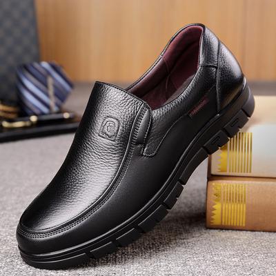 Herenschoenen Leer Zachte Casual Schoenen Platte Antislip Wandelschoen Instapper Platform Herenschoenen Handgemaakt Outdoor Heren Loafers
