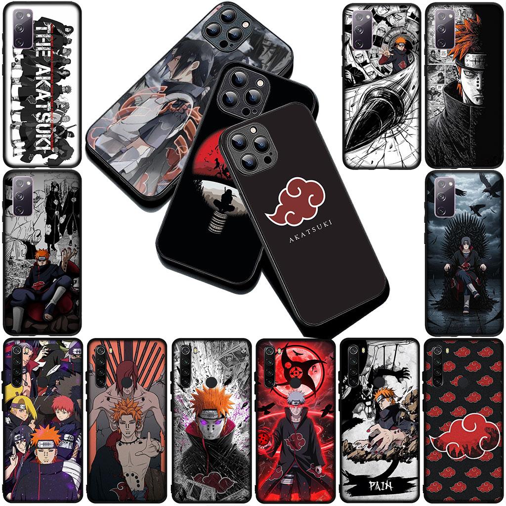 Phone Cover for Apple iPhone 16 14 15 Plus 11 Pro Max 16E ProMax + 16Plus 15+ 14+ Soft Case Pain Itachi Uchiha Narutos Akatsuki