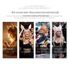 Mehrfarbiges Kunstfuchs-Ohren- und Schwanz-Cosplay-Set