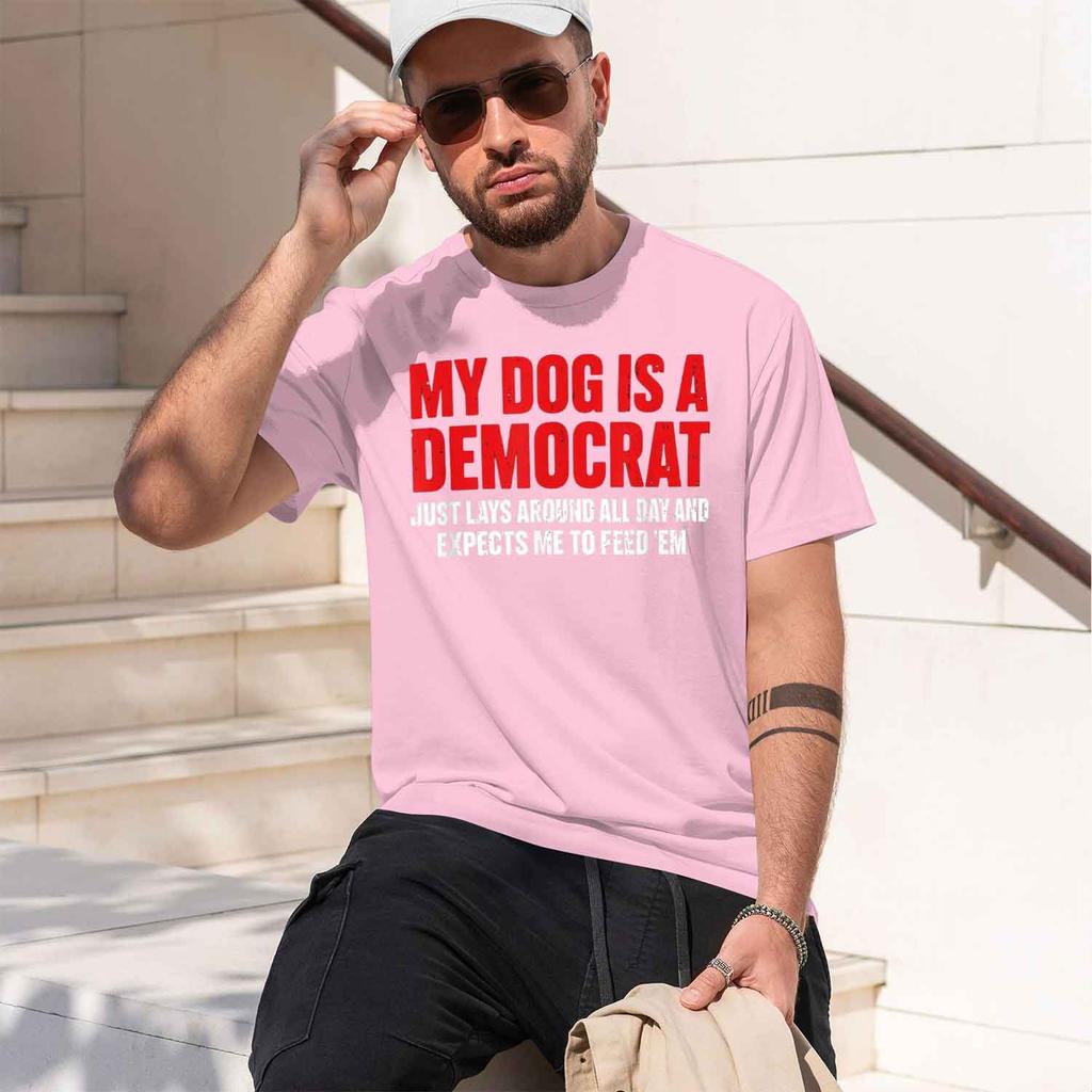 My G Is A Democrat Funny Tshirt Summer Shortsved Breathable Sweatwking Versatile Fashion Tshirt For Batosool 2026 New Mode