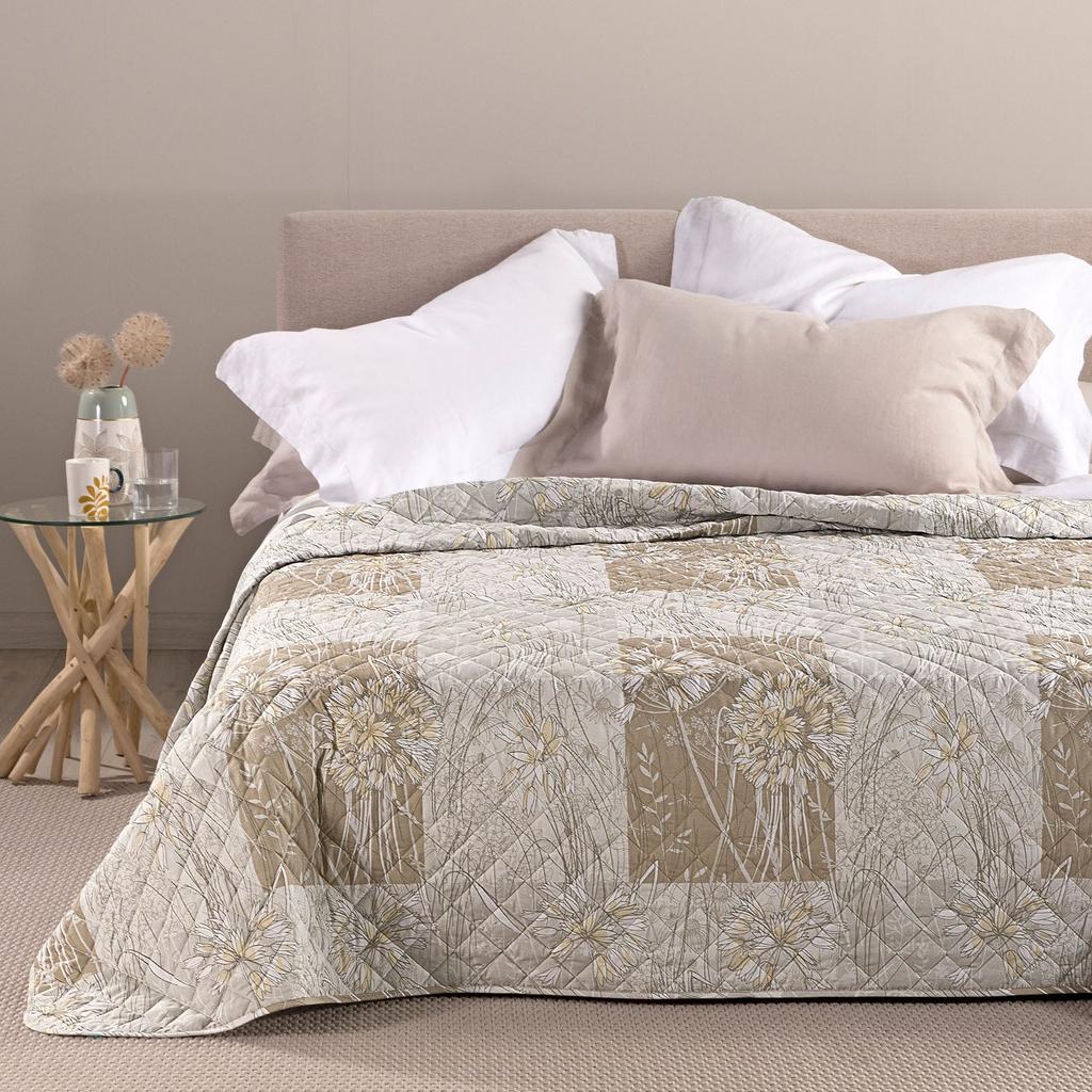 Copriletto Primaverile dalia in Cotone 80 gr/mq