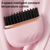 Mini-Haarglättbürste Wiederaufladbar Tragbar 3-stufige Temperaturregelung für Alle Haartypen Schnelles Aufheizen Verbrühungsschutz Heißbürste Freundliches Geschenk