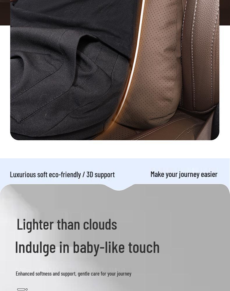 Lincoln Nautilus Headrest & Lumbar Support Cushion Set: 26 Models - Neck & Waist Protection