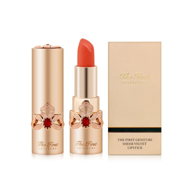 

O HUI The First Genature Sheer Velvet Lipstick (Orange Coral) / Soft, high-pigmentation, 24H long-lasting