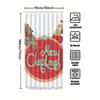 Tu Festive Christmas Shower Curtainholiday Bathroom Decorsanta Claus Designwaterproof Fabricholiday Homexmas Giftfestive Styleun
