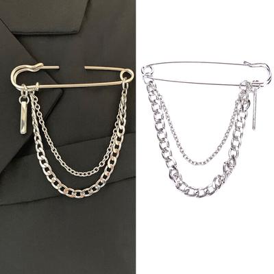 1Pc Unisex Klassische Kette Pin Broschen Bf Punk Hip Hop Schmuck Geschenke