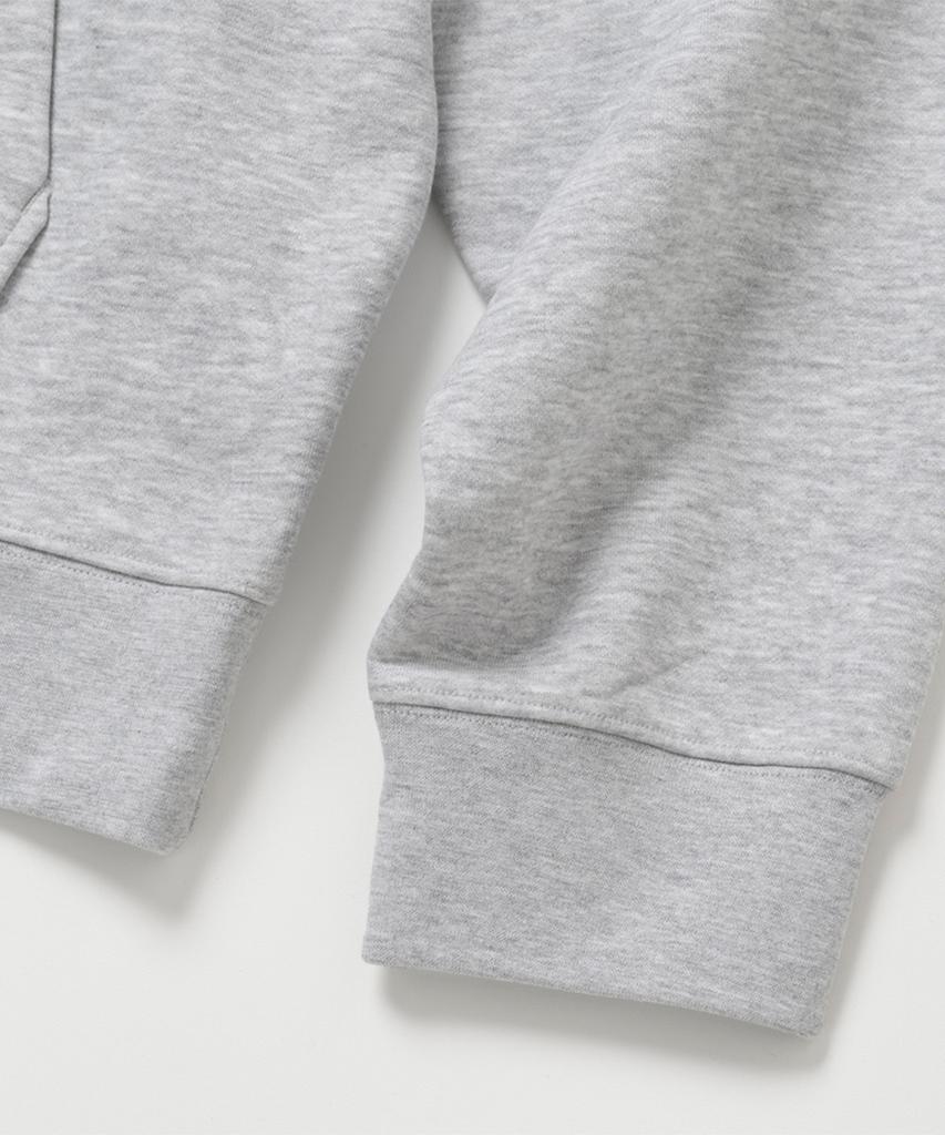 Brushed Oversized Hooded Sweatshirt [M/Grey]