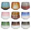 Retro Colorful Tea Cups 200ml Cute Coarse Ceramic Coffee Mugs