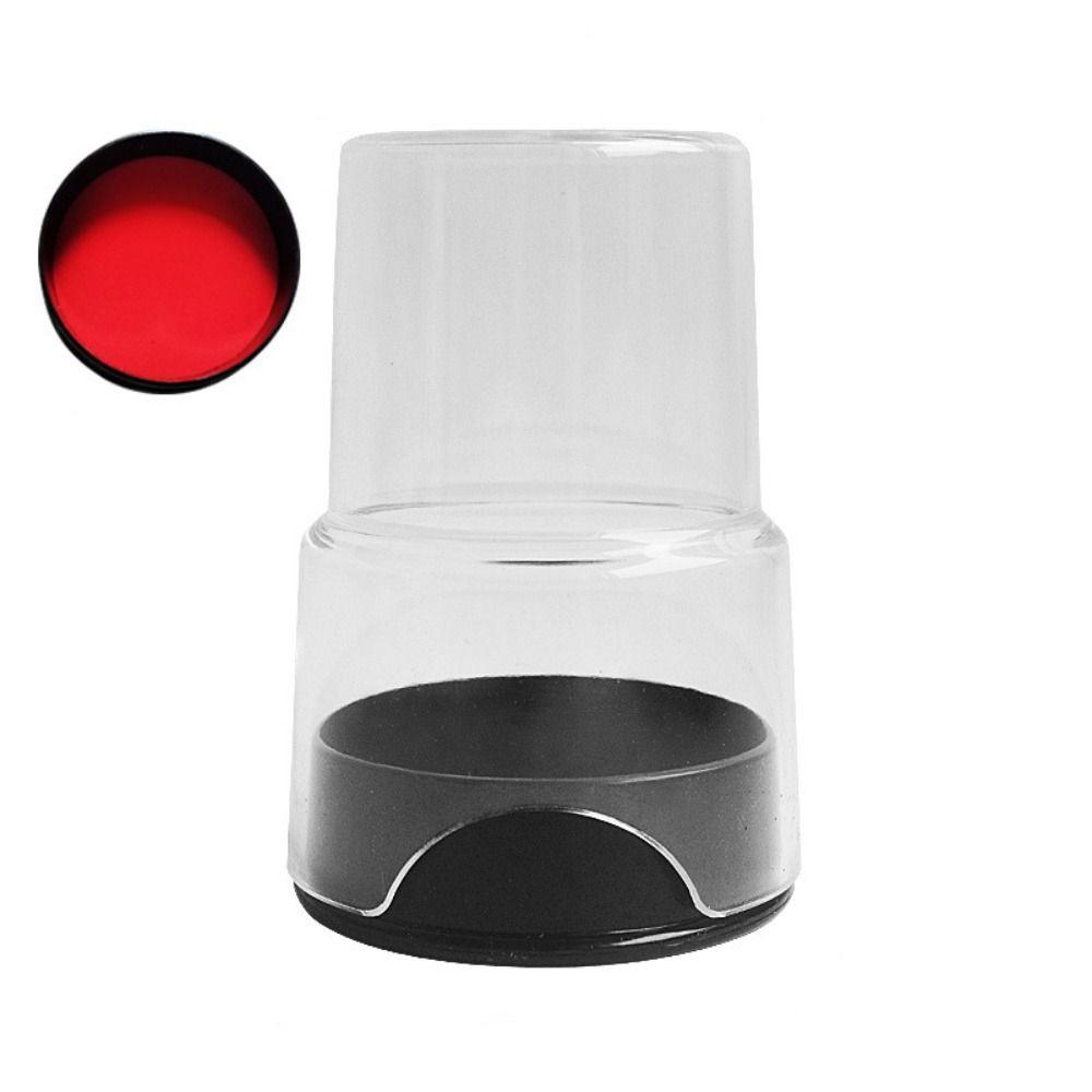 Transparent Stamp Ink Pad Efficient Stamp Cachet Box Multifuntion Inkpad with Cover  Finance