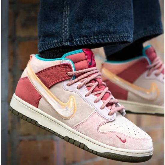 Nike Dunk Mid x Social Status Strawberry Milk 2021 DJ1173600