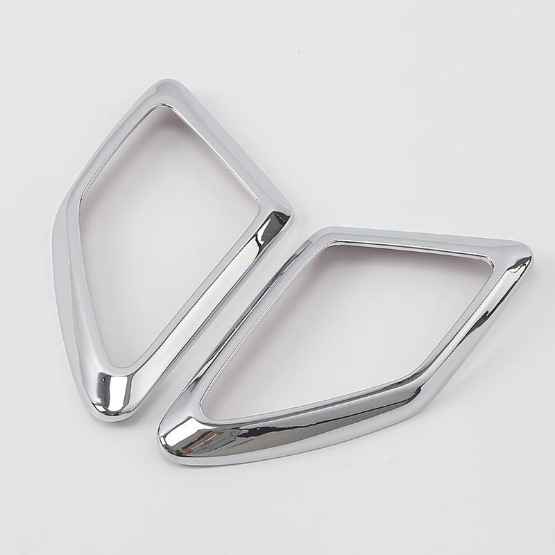 For Toyota Prado 150 Land Cruiser 2018 2019 2020 Accessories Silver Car Interior A-Pillar Door Audio Speaker Cover Trim Frame