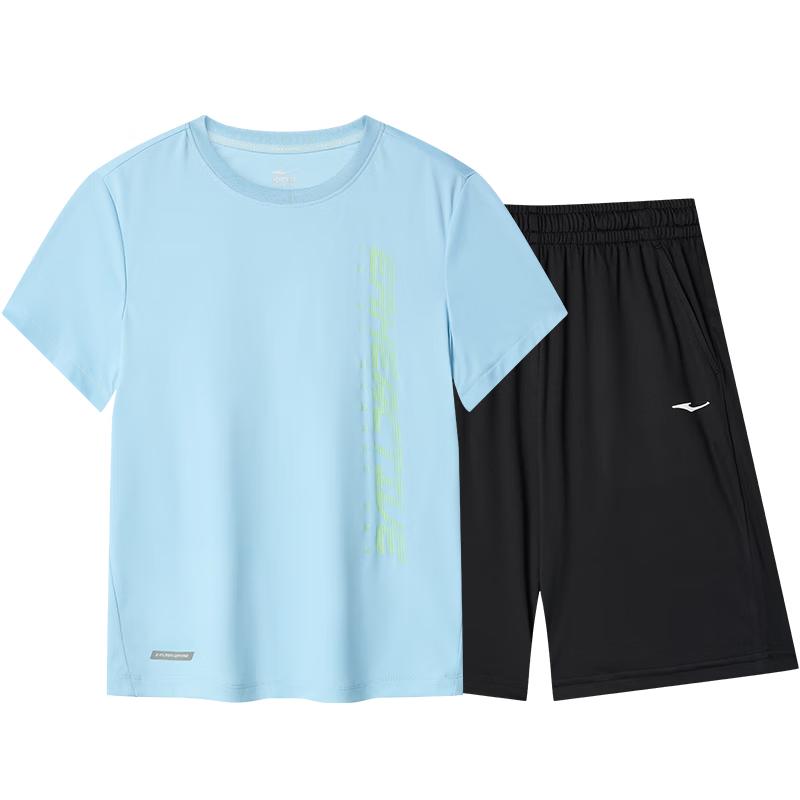 ERKE Boys  Summer Shorts & Tee Sportswear Set 130