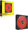 CORSAIR ML140 LED ELITE, 140mm Magnetic Levitation Red LED Fan with AirGuide, Single Pack (CO-9050123-WW)