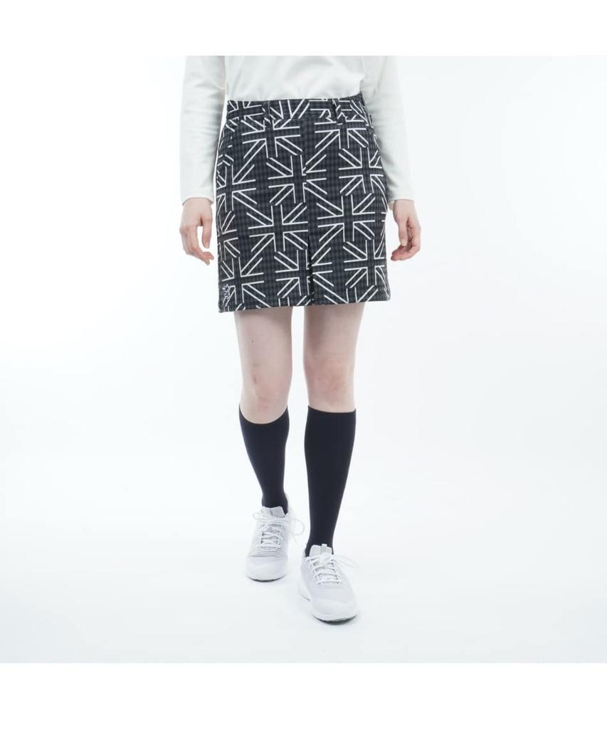 Admiral Golf Women's UJ Check Box Pleated Tennis Skirt, Size ADLA271, 00WHT, Size L