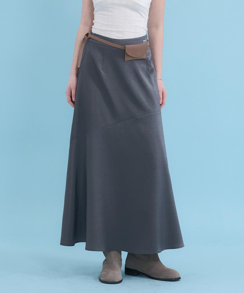 Micene Dyna Flare Maxi Skirt