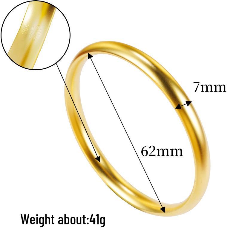 Vietnamese Gold Heritage Lotus Bracelet for Women: Long-Lasting, Ancient Chinese Style, Colorfast Simulation