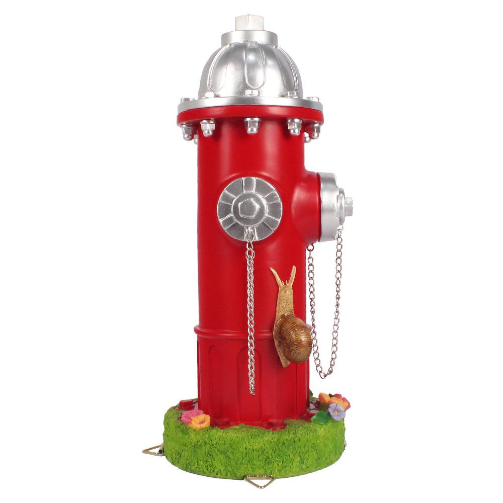 Dog Urinal Fire Hydrant Outdoor Puppy Training Column for Lawn & Garden Realistic Firefighter Gift for Men Novelty Pet Accessory