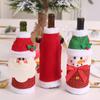 Cheerful Claus Santa Wine Bottle Sleeve Crafted From Durable Polyester Material
