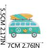Leisure Vacation Embroidery Cloth Sticker Beach Surf Patch Sticker Bag Decoration Wave Beach Car Computer Embroidery Chapter Boy