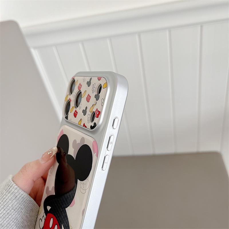 Cute Cartoon Mickey iPhone Case for 17, 16 Pro Max, 15, 14 (Back View, New Model)