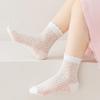 5Paare/Set Kinder Netzsocken für Mädchen Frühling Sommer Dünne Atmungsaktive Mädchensocken Süße Mode Weiß Prinzessin Spitze Socke Neu