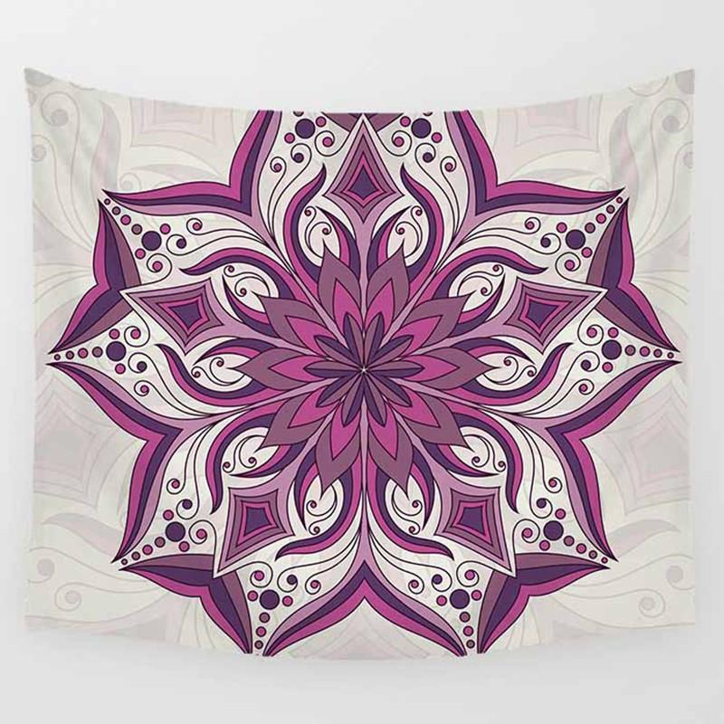 Gobelín do obývacího pokoje s pohovkou, mandala, nástěnný závěsný nástěnný tapiserie, bytové dekorace, gobelín do ložnice
