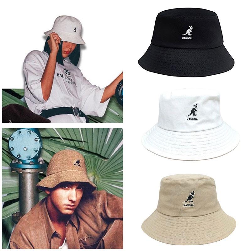 Klassischer Kangol Bermuda Gewaschener Fischerhut Herren Damen Baumwolle Flaches Oberteil Modische Kopfbedeckung