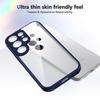 Clear Soft Frame Phone Case for Samsung Galaxy S25 S24 S23 S22 Plus Ultra S21 S20 FE Shockproof Protect Cover Hard Acrylic Shell