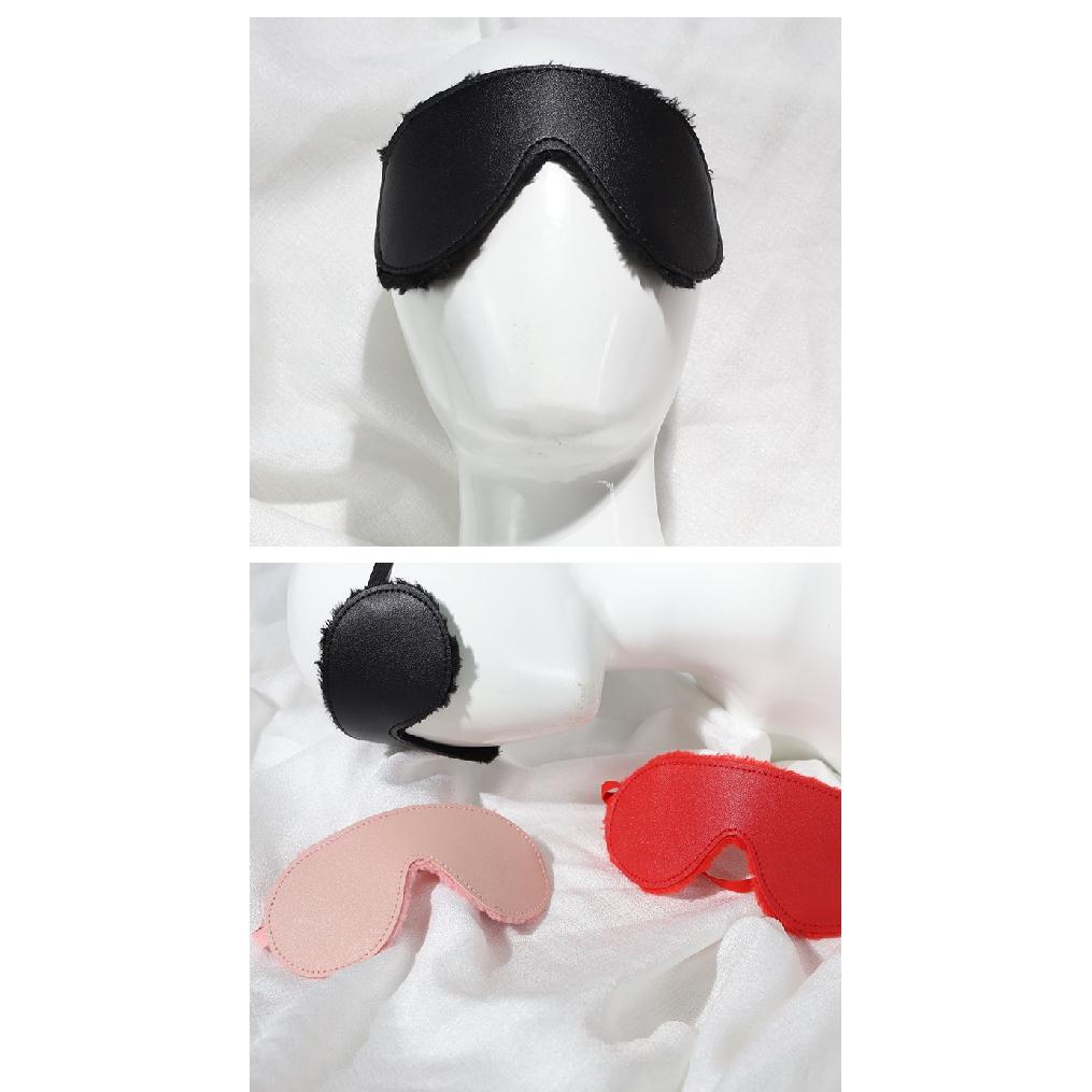 Fun Leather Plush Eye Mask Adult Fun Sex Products Couple Sex Toys SM