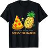Hawaiianische Pizza Ananas Scheiß auf die Hater T-Shirt