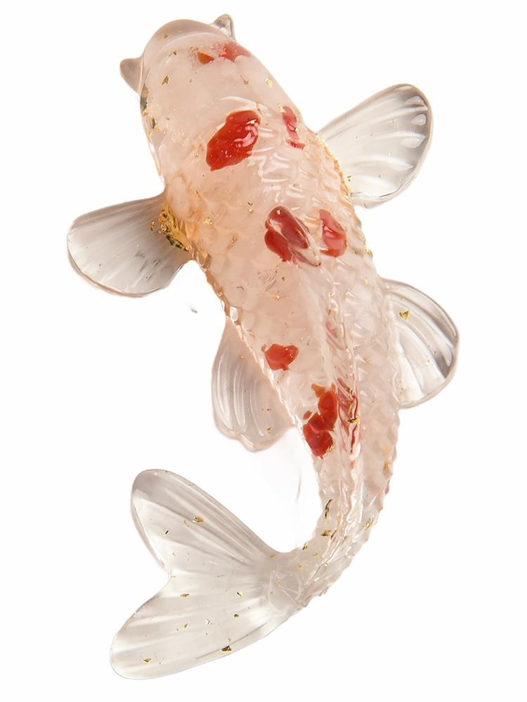 Charming Fish Ornament for Car and Home Decor Crafted from Natural For Crystal