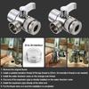 Upgrades Split Faucet Adapter with Double Function Two Way Tap Connector 360 Rotation  Sprayings for  Bathroom & Kitchen Use